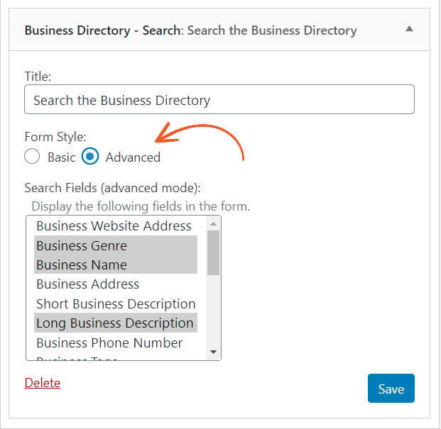 Search Directory