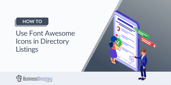 How to Use Font Awesome Icons in Directory Listings