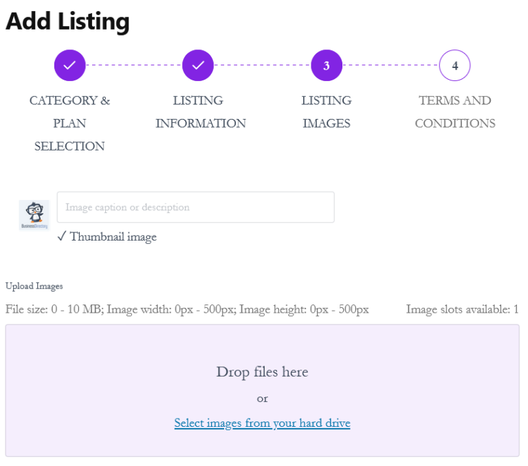How to add listing images | Business Directory Plugin