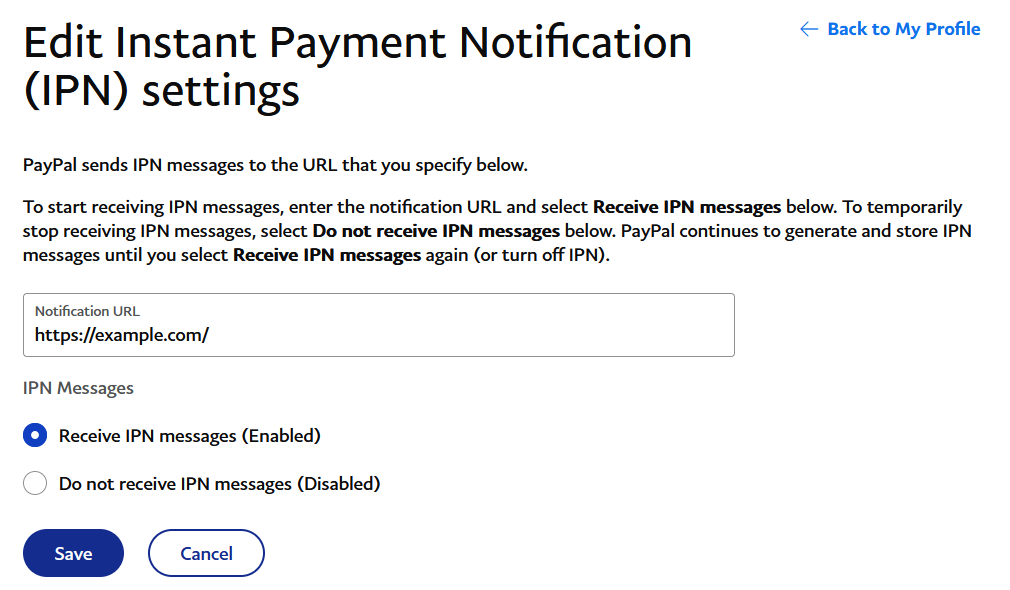 Paypal IPN Email