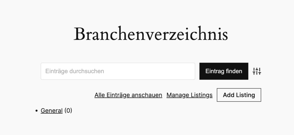 Frontend page with a few strings not translated